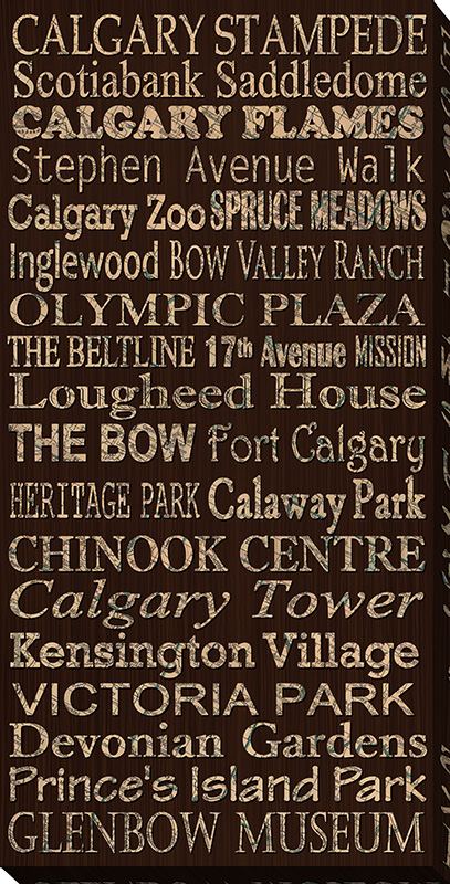 Famous Calgary (Brown)